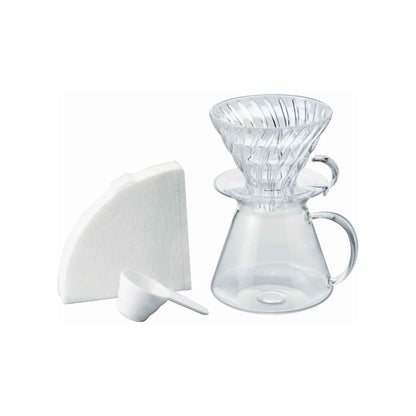 Cafetière HARIO kit V60 Blanc 1-4 tasses