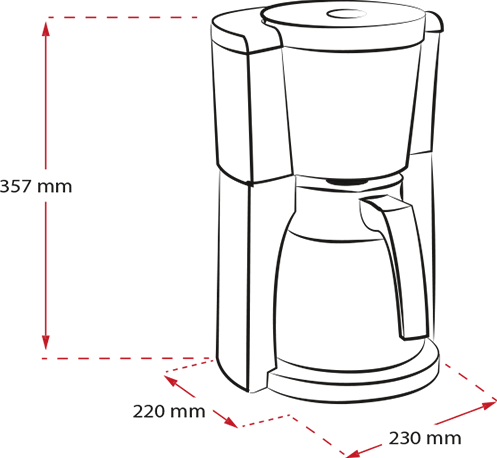 Cafetière Melitta Look Therm Selection noir - 8 tasses