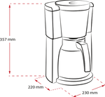 Cafetière Melitta Look Therm Selection noir - 8 tasses